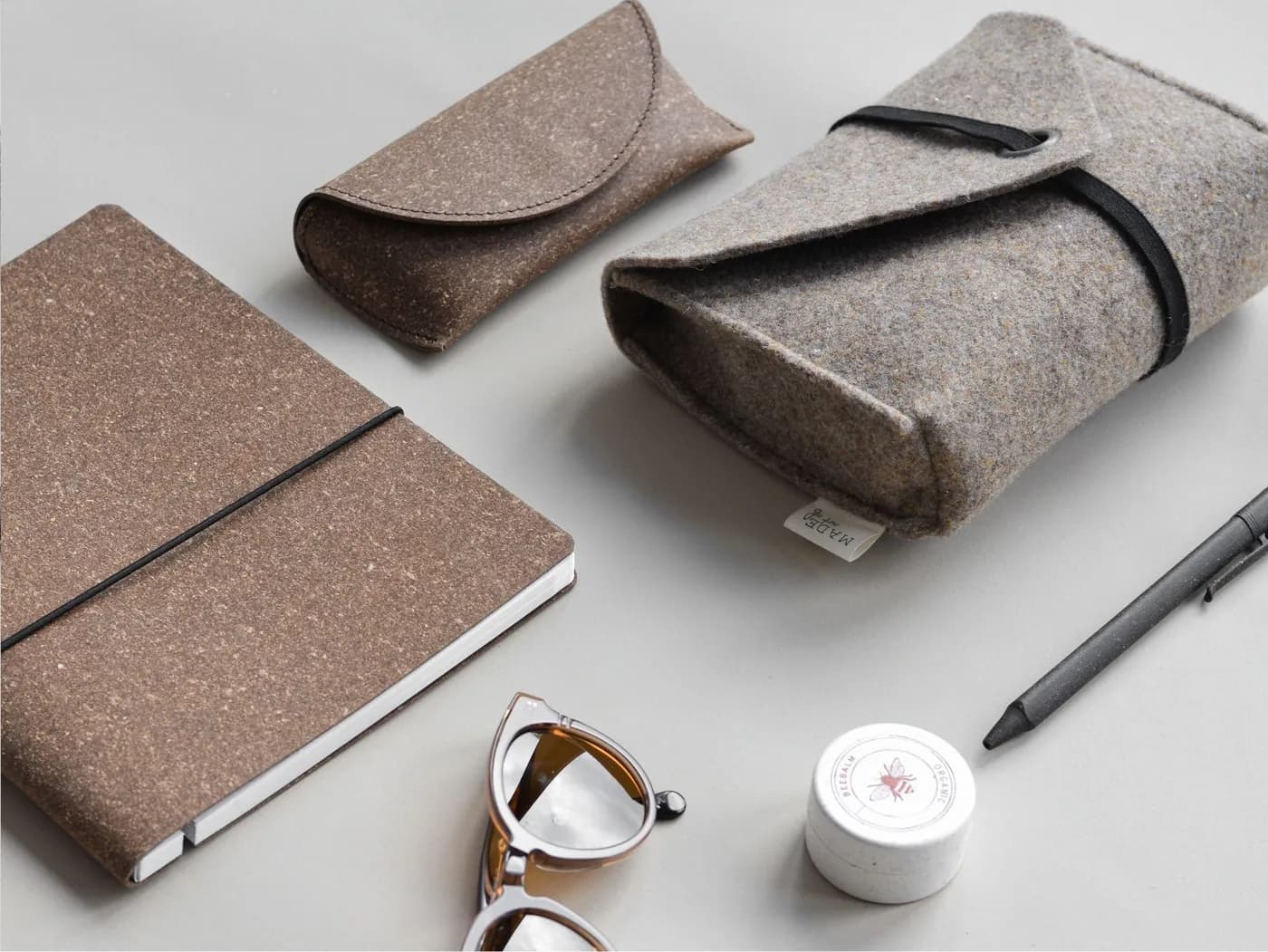 Carnet A5 cuir recyclé personnalisé