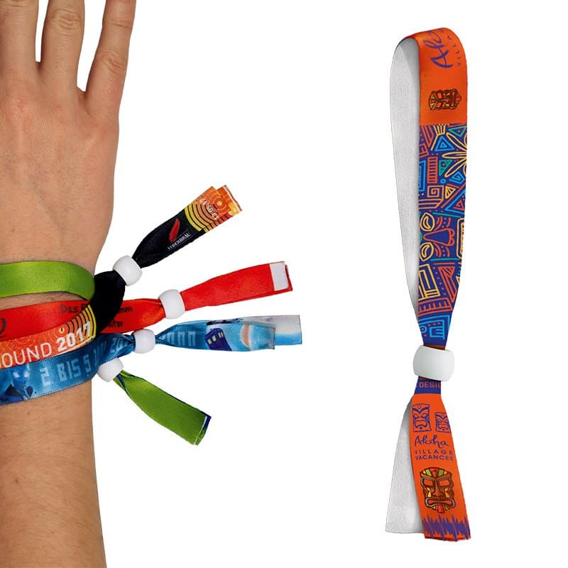 Bracelet inviolable événementiel 35 cm personnalisé : Echantillon