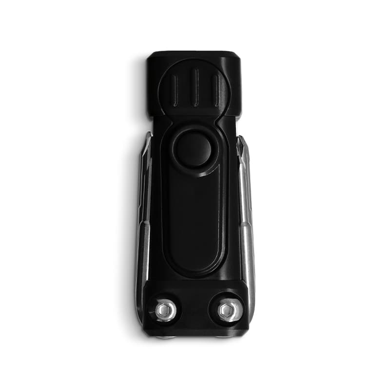 Outil multifonction 6 tournevis + lampe personnalisé : Noir