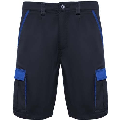 Short de travail Tahoe de 250 g/m2 : Bleu marine / Bleu royal