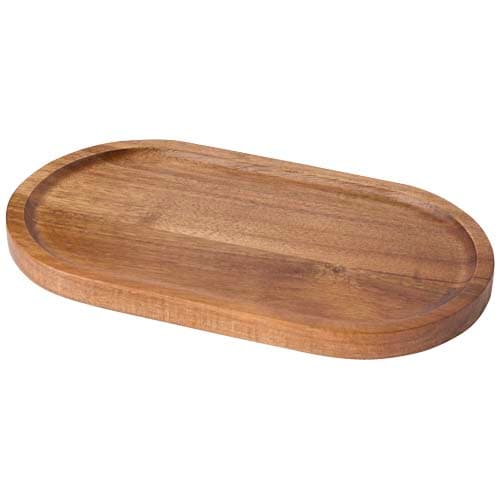 Plateau de service Edge en acacia, coloris Bois