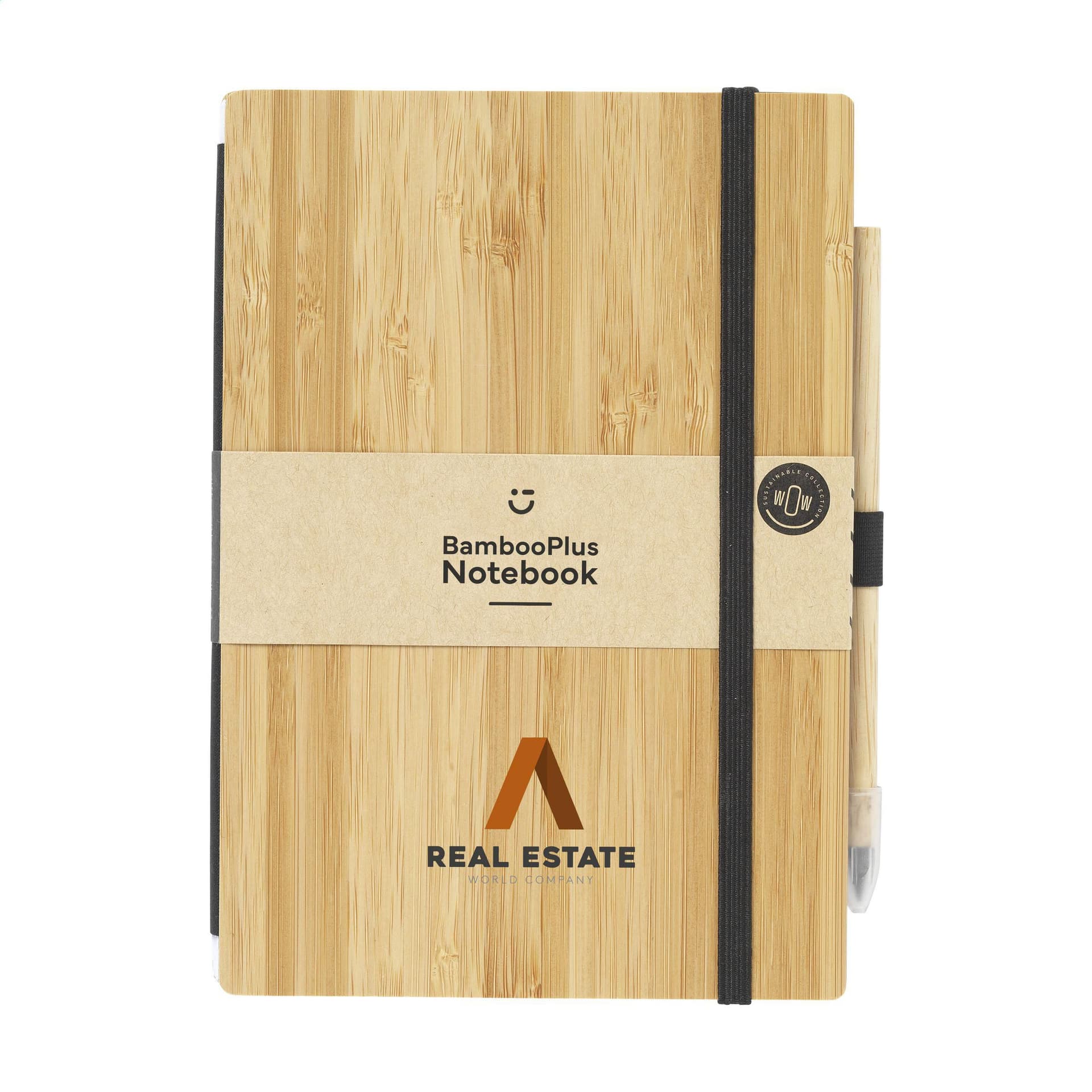 BambooPlus Notebook A5 - Inkless Pen carnet de notes, coloris Bambou