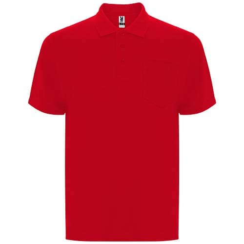 Polo de 220 g/m² Centauro Premium unisexe à manches courtes, coloris Rouge