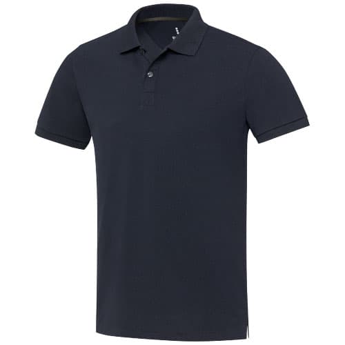 Polo 200 g/m² coton recyclé personnalisé, coloris Marine