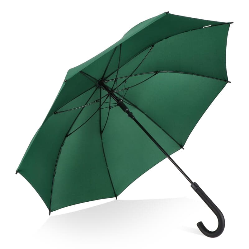 Parapluie tempête à crochet personnalisé, coloris Vert foncé