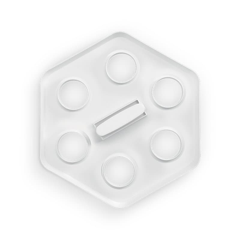 Plateau porte gobelets : D48/PICUP12 / Blanc