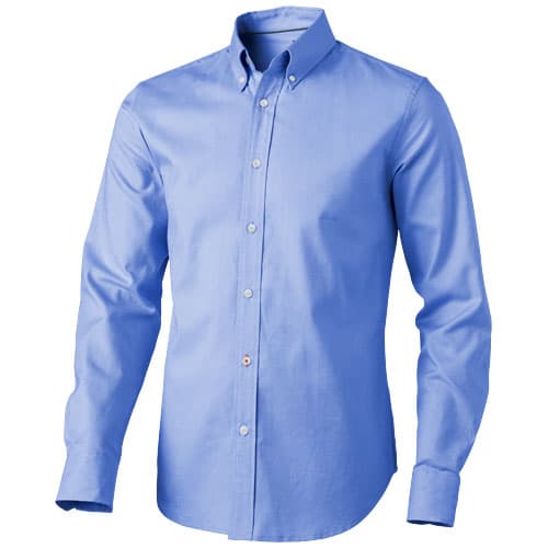 Chemise oxford homme personnalisée, coloris Bleu clair