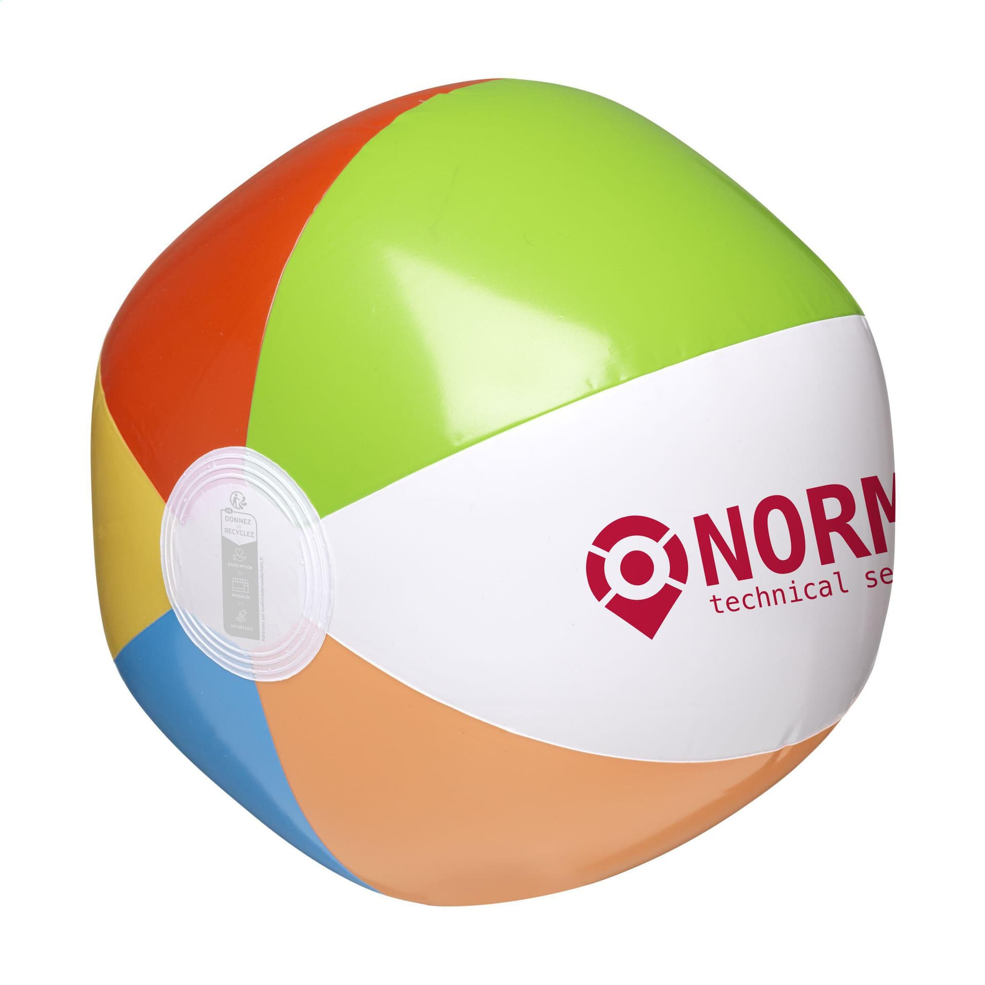 BeachBall Ø 24 cm, coloris Custom/multicolor