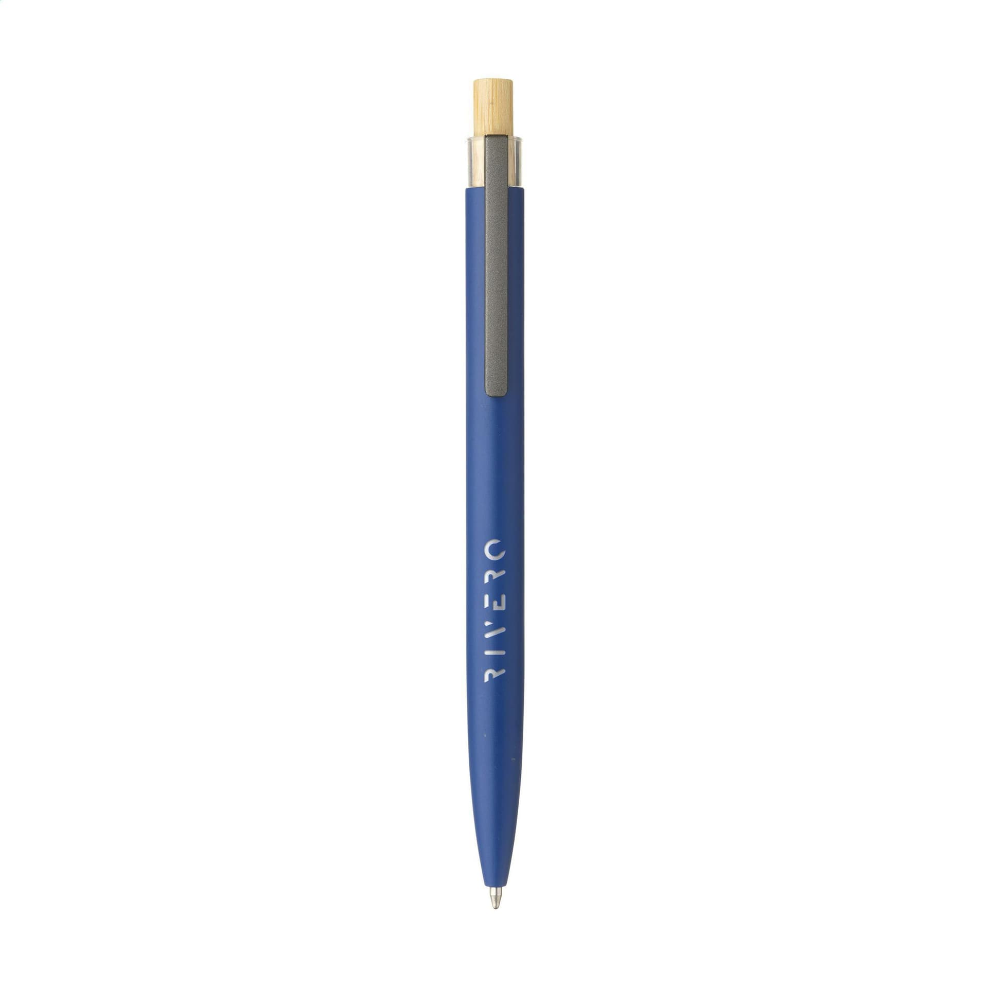 Alvar GRS Recycled Alu Pen stylo, coloris Bleu marine / Encre bleue