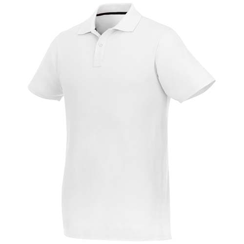 Polo homme manches courtes 180 g/m² personnalisé : Blanc