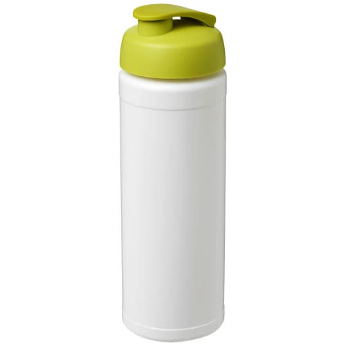 Bouteille Baseline® Plus 750ml avec couvercle à clapet, coloris Blanc / Citron vert
