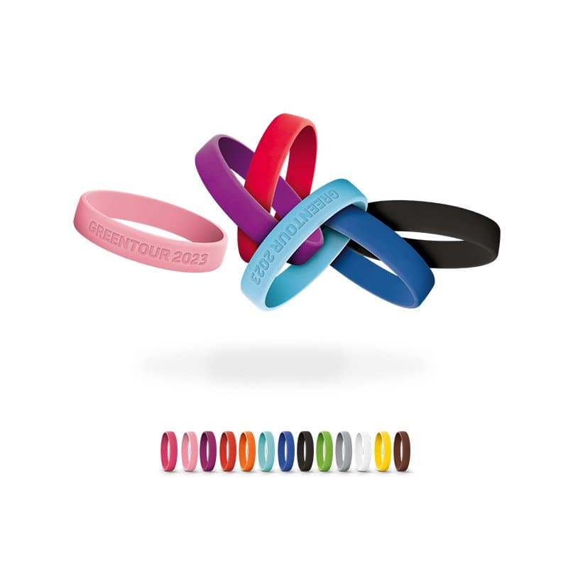 Bracelet silicone, coloris Rouge