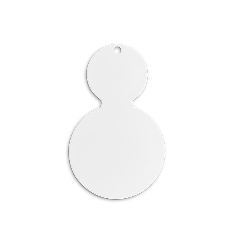 Jeton plastique (ABS) rond Ø55mm, coloris Blanc