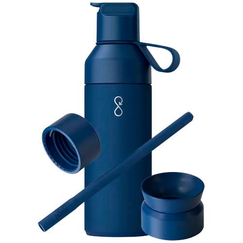 Coffret cadeau 3 en 1 Ocean Bottle de 500 ml : Bleu océan