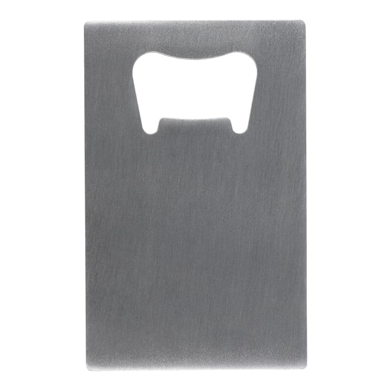 Ouvre-bouteille format carte de crédit : Argent