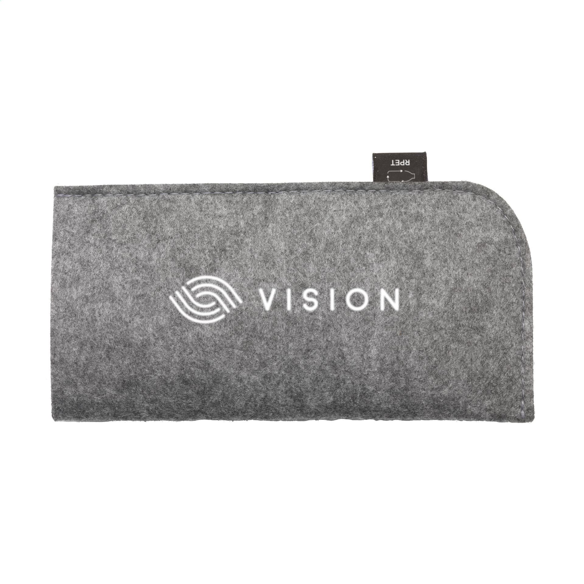 Feltro GRS RPET Pouch étui à lunettes : Gris