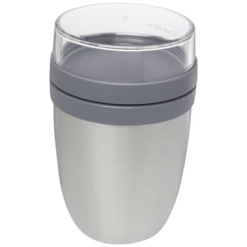 Bol à déjeuner isotherme Ellipse 500+200 ml, coloris Argent