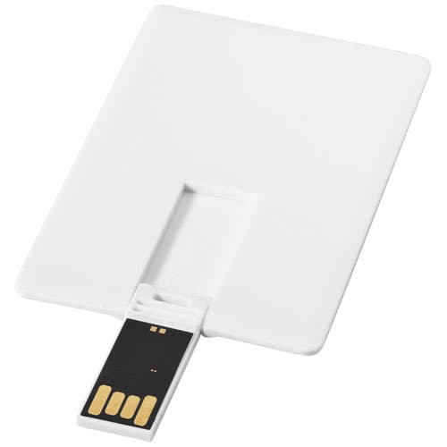 Clé USB en carte 4 Go Slim, coloris Blanc