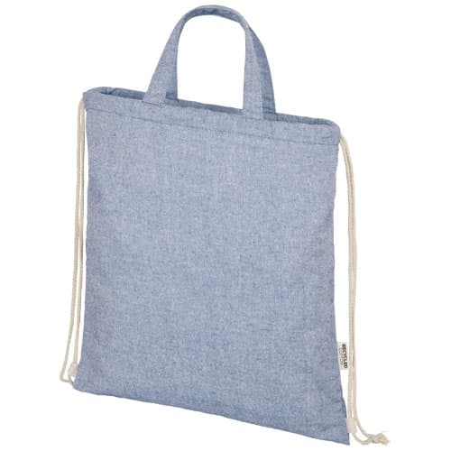 Sac à dos Pheebs avec cordon 150 g/m² Aware™, coloris Bleu bruyère