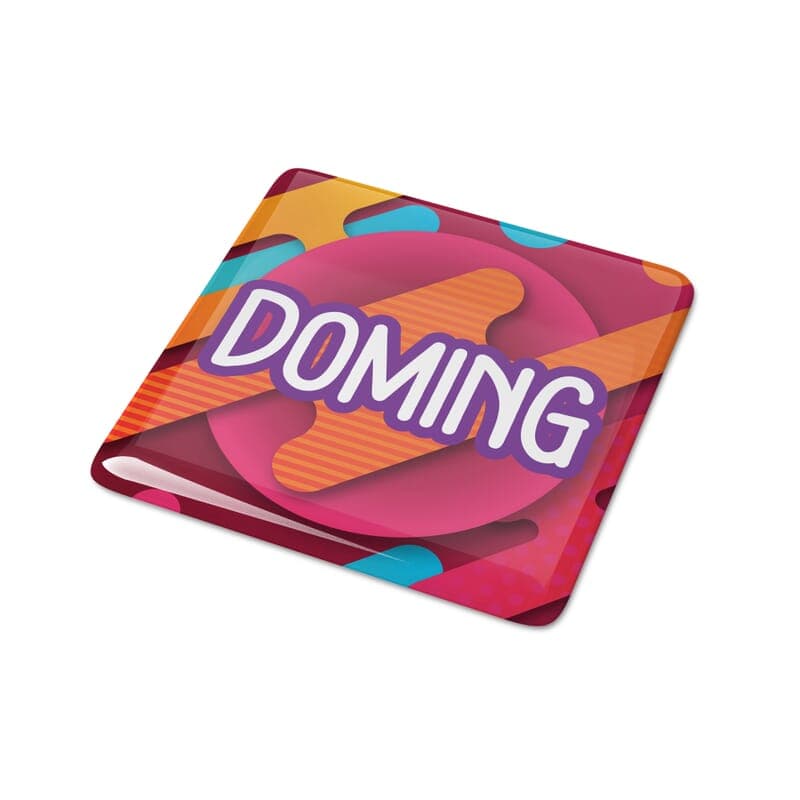 Doming Carré 10x10 mm : Blanc