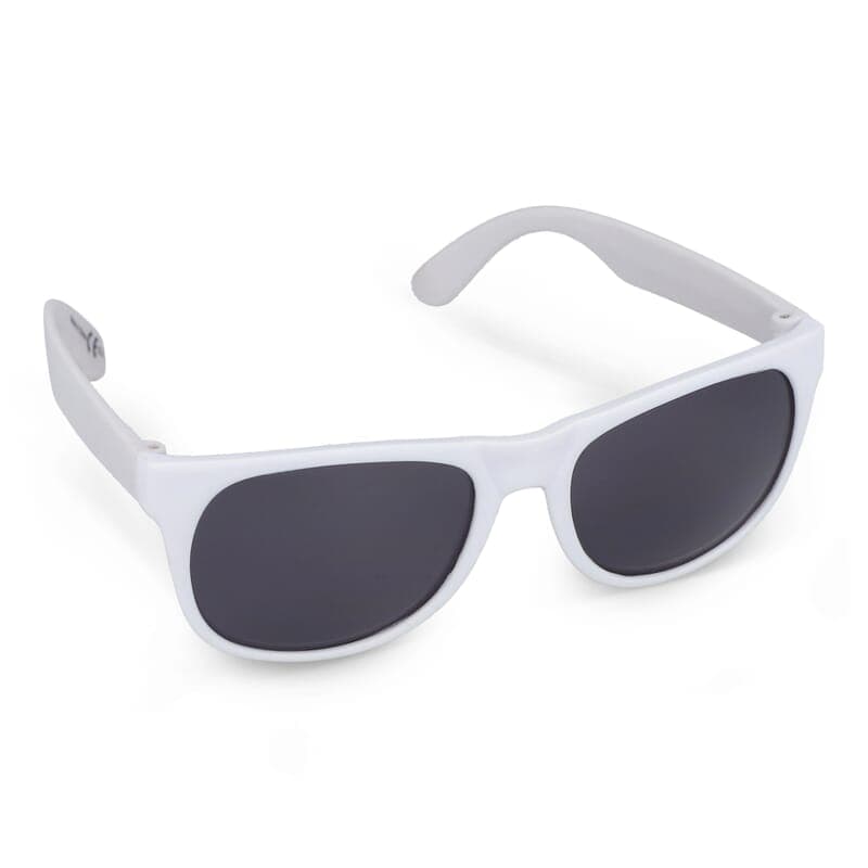 Lunettes de soleil Drew UV400 personnalisées : Blanc