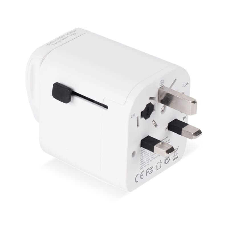 Chargeur adaptateur multiprises : Blanc