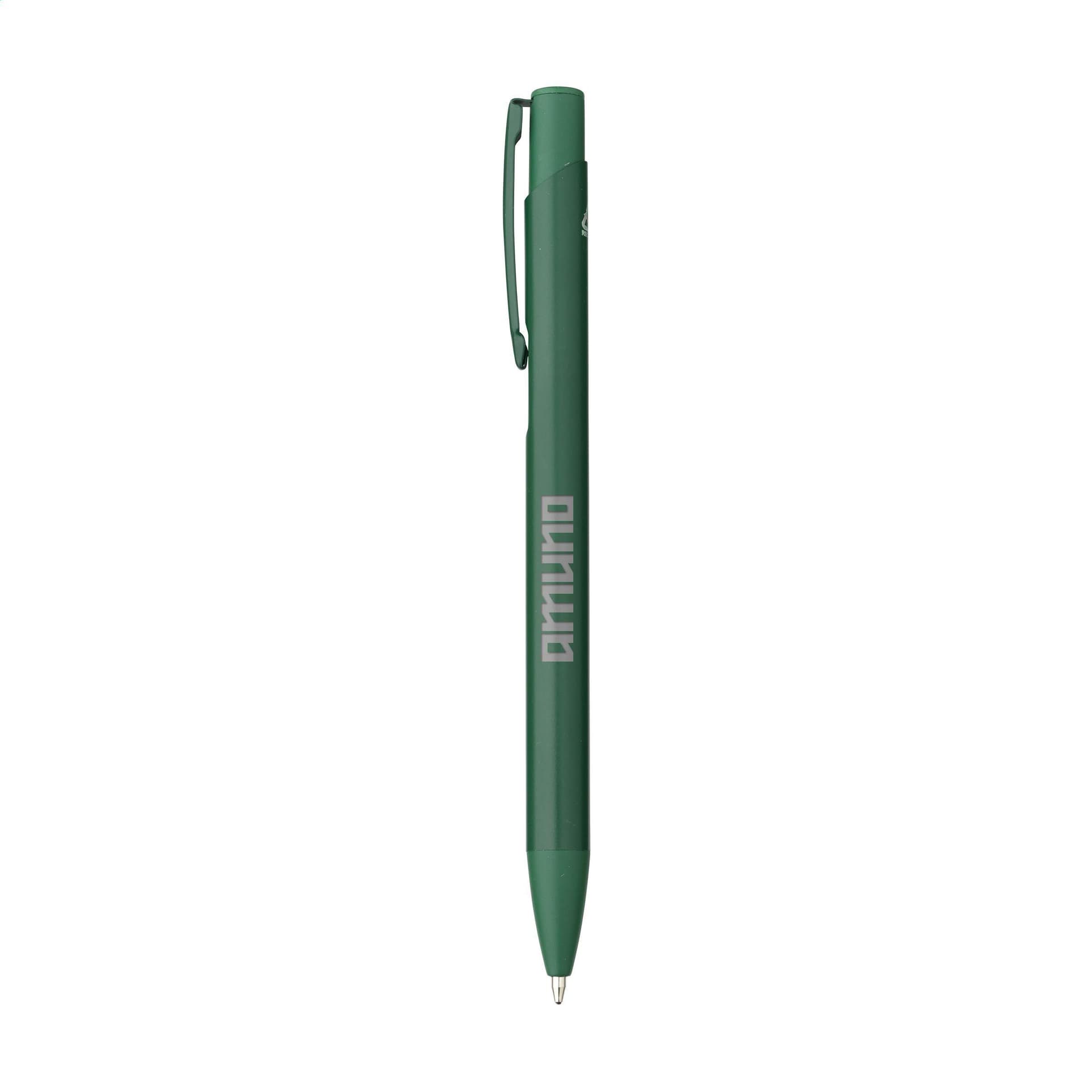 Ebony Mono Matt RCS Recycled Alu, coloris Vert / Encre bleue