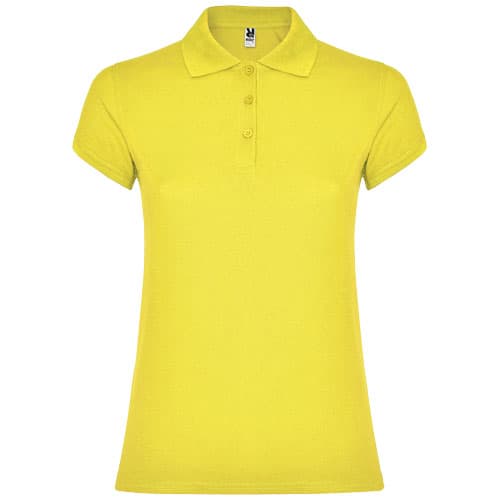 Polo de 200 g/m² Star à manches courtes pour femme : Jaune
