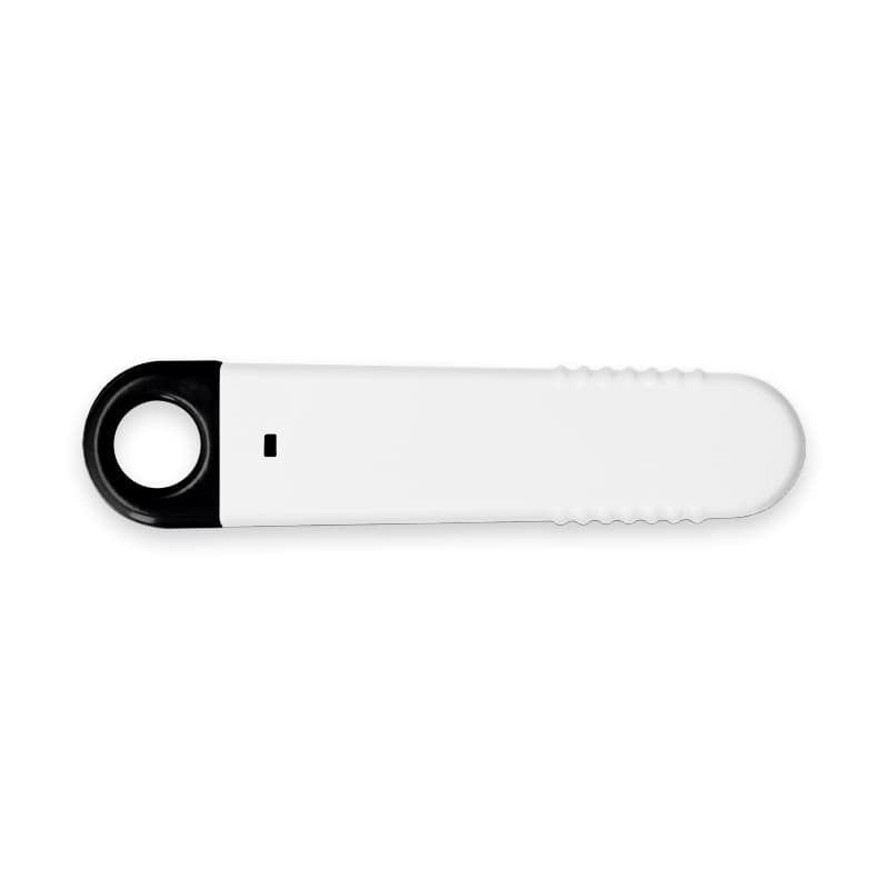 Cutter plastique a lame auto-retractable : Blanc