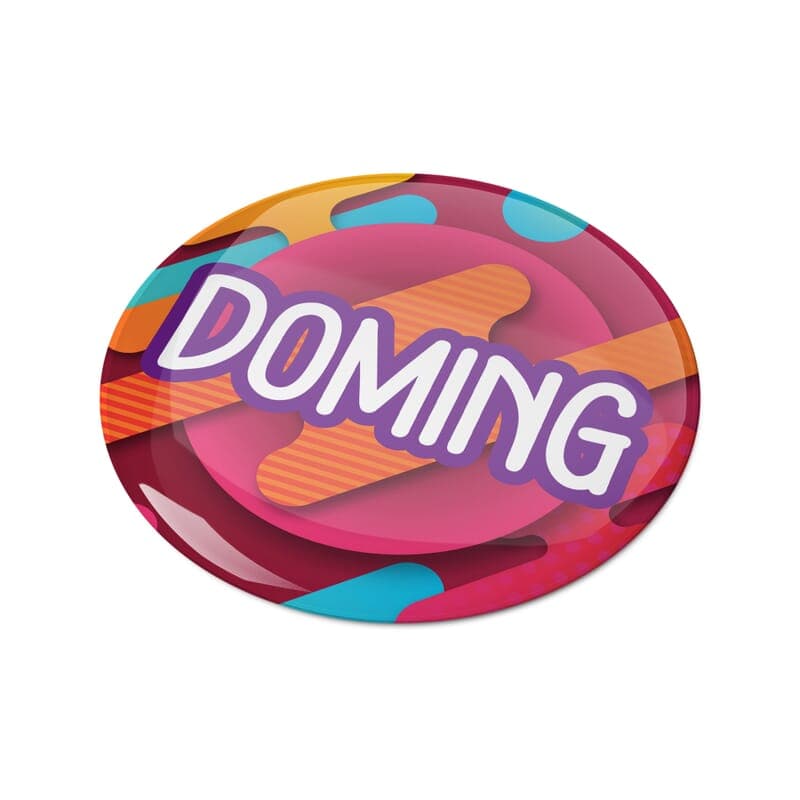 Doming Rond Ø 40 mm : Blanc