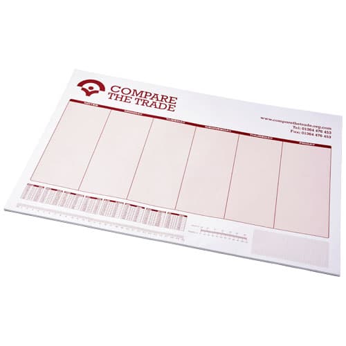 Sous-main Desk-Mate® A3, blanc, coloris Blanc