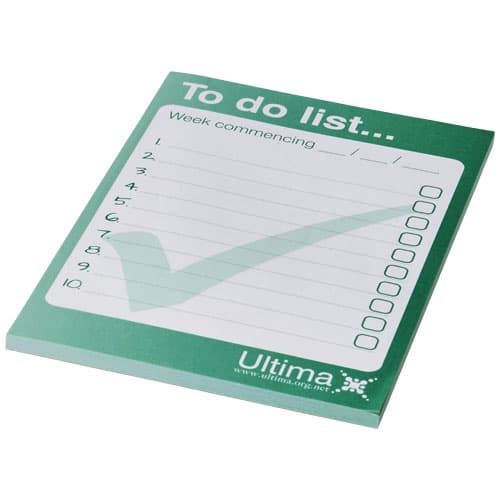 Bloc-notes Desk-Mate® A6, coloris Blanc