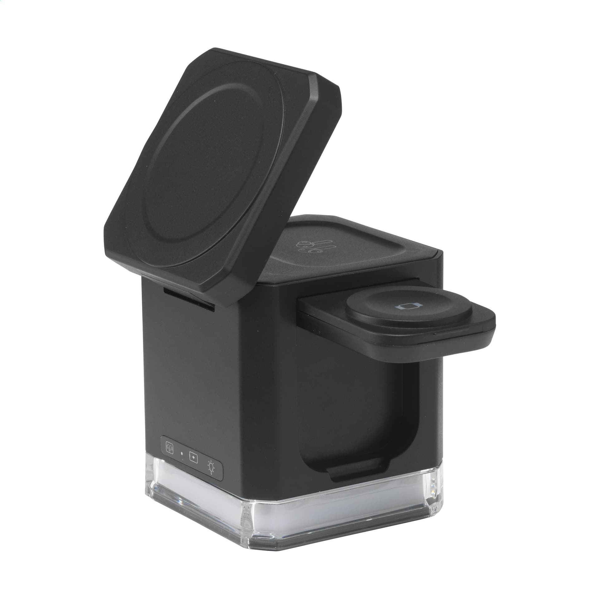 Cube Magsafe 3-in-1 RCS Recycled ABS Charging Stand : Noir