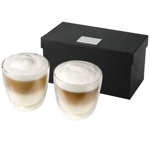 Ensemble de verres à café 2 pièces Boda : Translucide