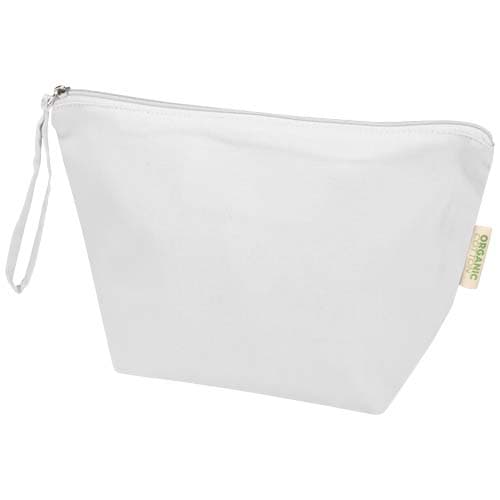 Grande pochette à accessoires Odisha de 3 L bio certifiée OCS 180 g/m² : Blanc
