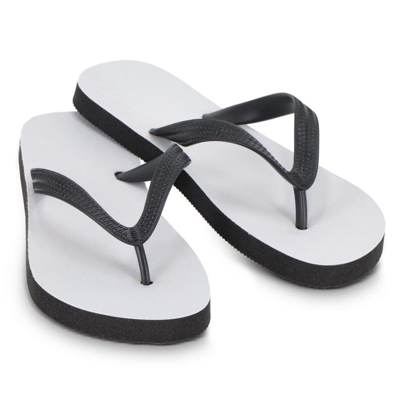 Tongs taille S 35/38 sublimation : Blanc
