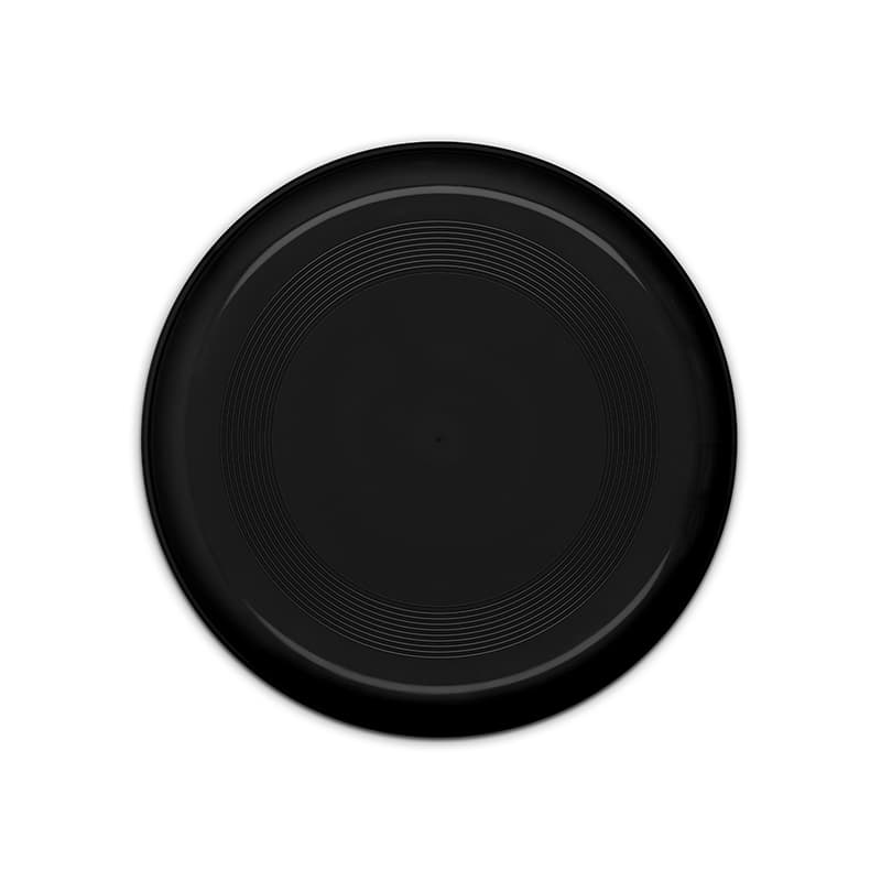 Frisbee disque-volant DIAM.216 mm en matière recyclée RPP, coloris Noir