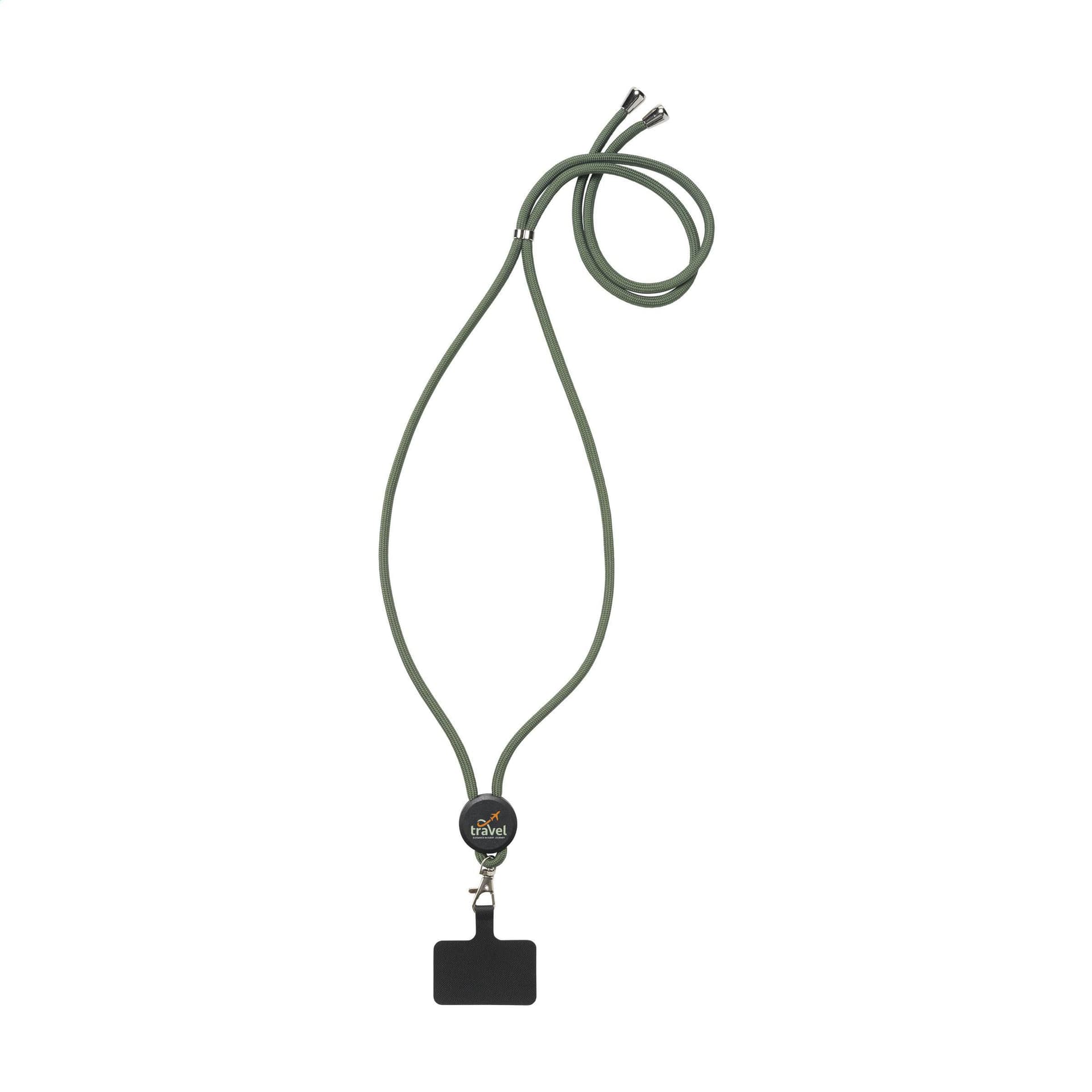 Cordelière téléphone 84 cm personnalisée : Vert armée