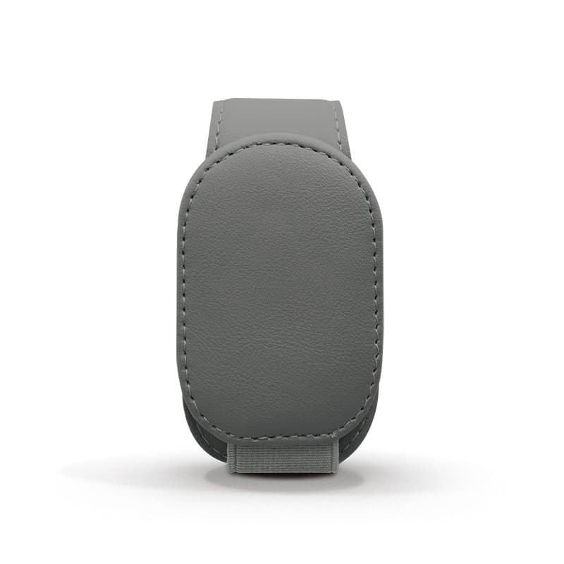 Support lunette pour pare-soleil de voiture : Gris