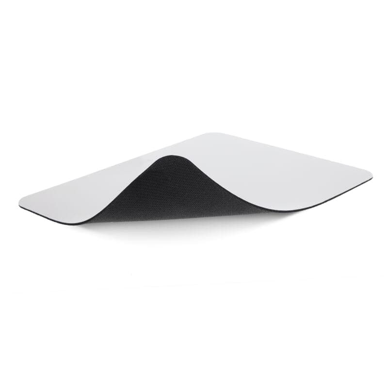 Tapis de souris à sublimation 22 x 18cm : Blanc