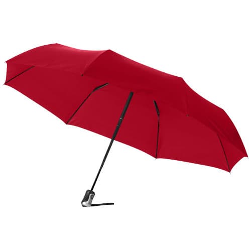 Parapluie automatique 21,5" personnalisé, coloris Rouge