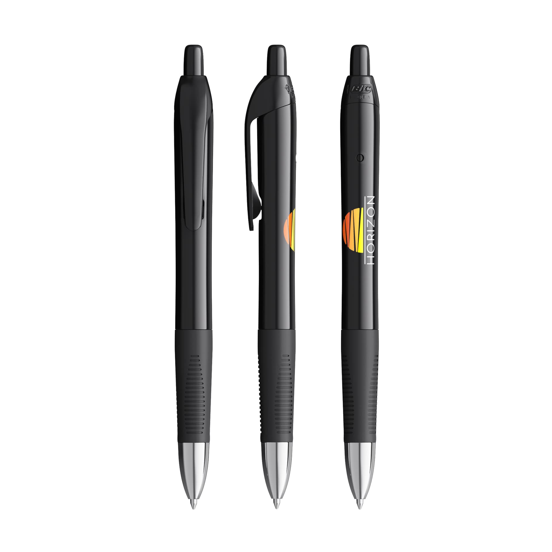BIC® Intensity® Gel Clic : Noir / Noir / Encre Noire