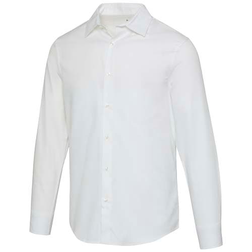 Chemise en sergé homme de 185 g/m² Citrine : Blanc