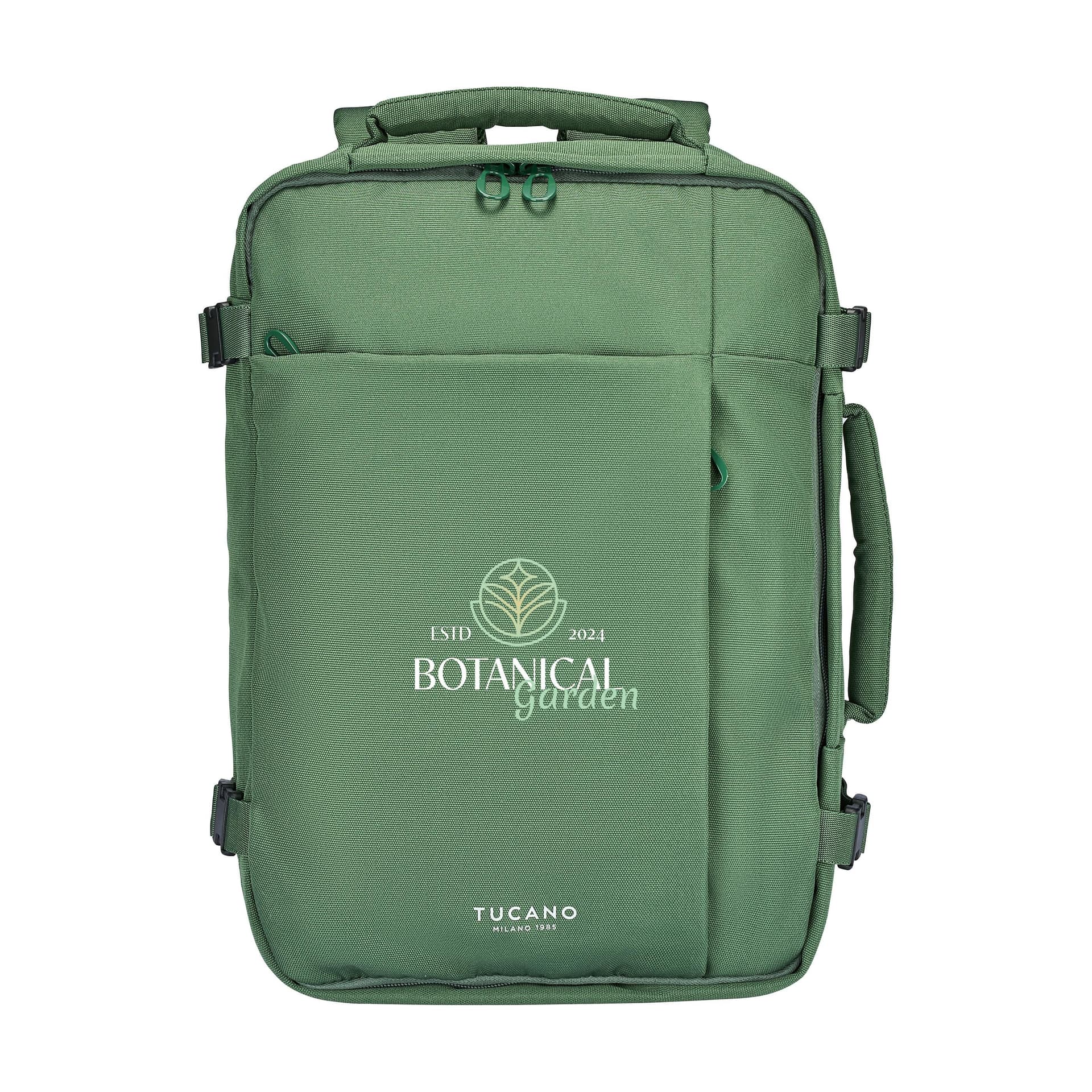 Tucano Tugo 3M Cabin Backpack 15,6 inch bagage cabine, coloris Vert foncé