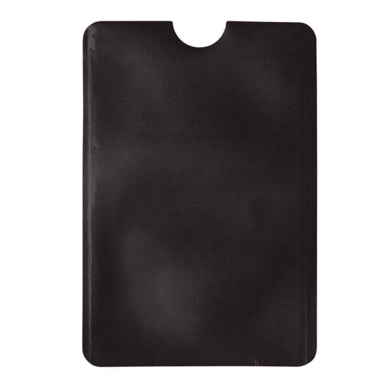 Porte-cartes anti-RFID souple personnalisé : Noir