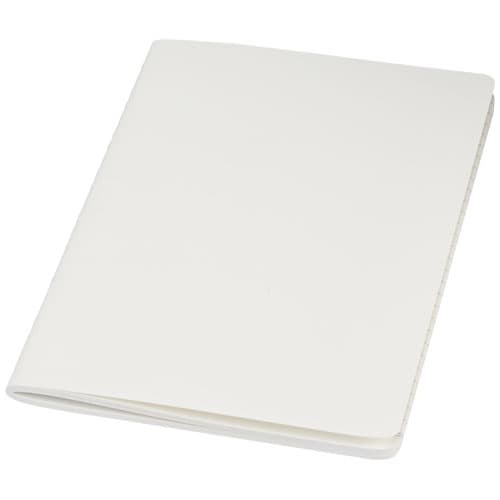 Journal cahier en papier de pierre Shale : Blanc