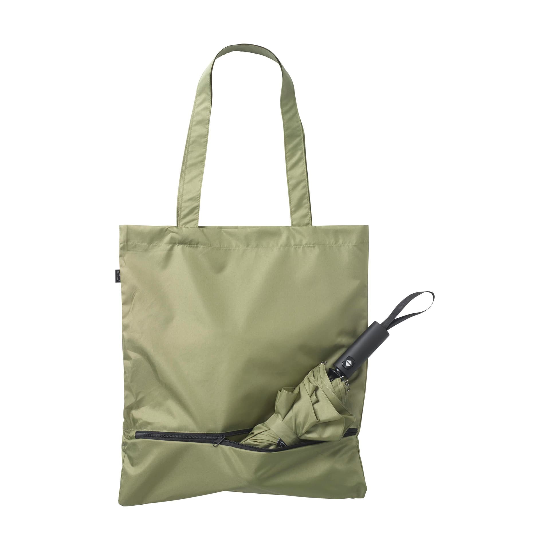 Nimbro RCS RPET parapluie pliable 21 inch : Vert olive