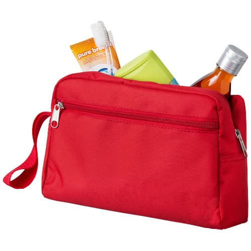 Trousse de toilette Transit personnalisée, coloris Rouge