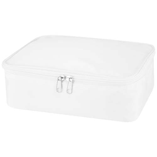 Organisateur de maquillage Muse en RPET certifié GRS : Blanc cassé