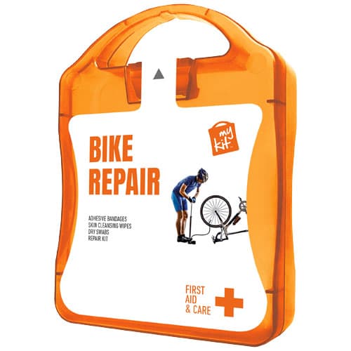 MyKit Réparation Vélo, coloris Orange translucide